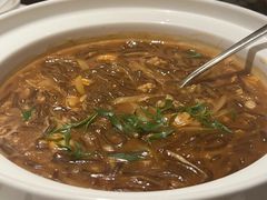 酸萝卜白蚬子烧豆面-宁海安岚·南溪阁全日餐厅