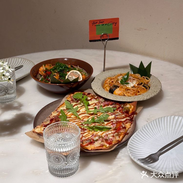 清新简约餐厅探店记