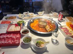 牛油番茄菌汤三味锅-川锅一号火锅(铜山万达店)