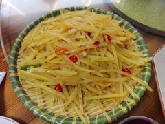 酸辣土豆丝-花悦农庄 | 烧鸡·竹筒饭(沙迳高沙温泉香溪堡店)