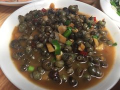 炒丝螺-大树下饭店(春晓镇慈岙社区卫生服务站南)