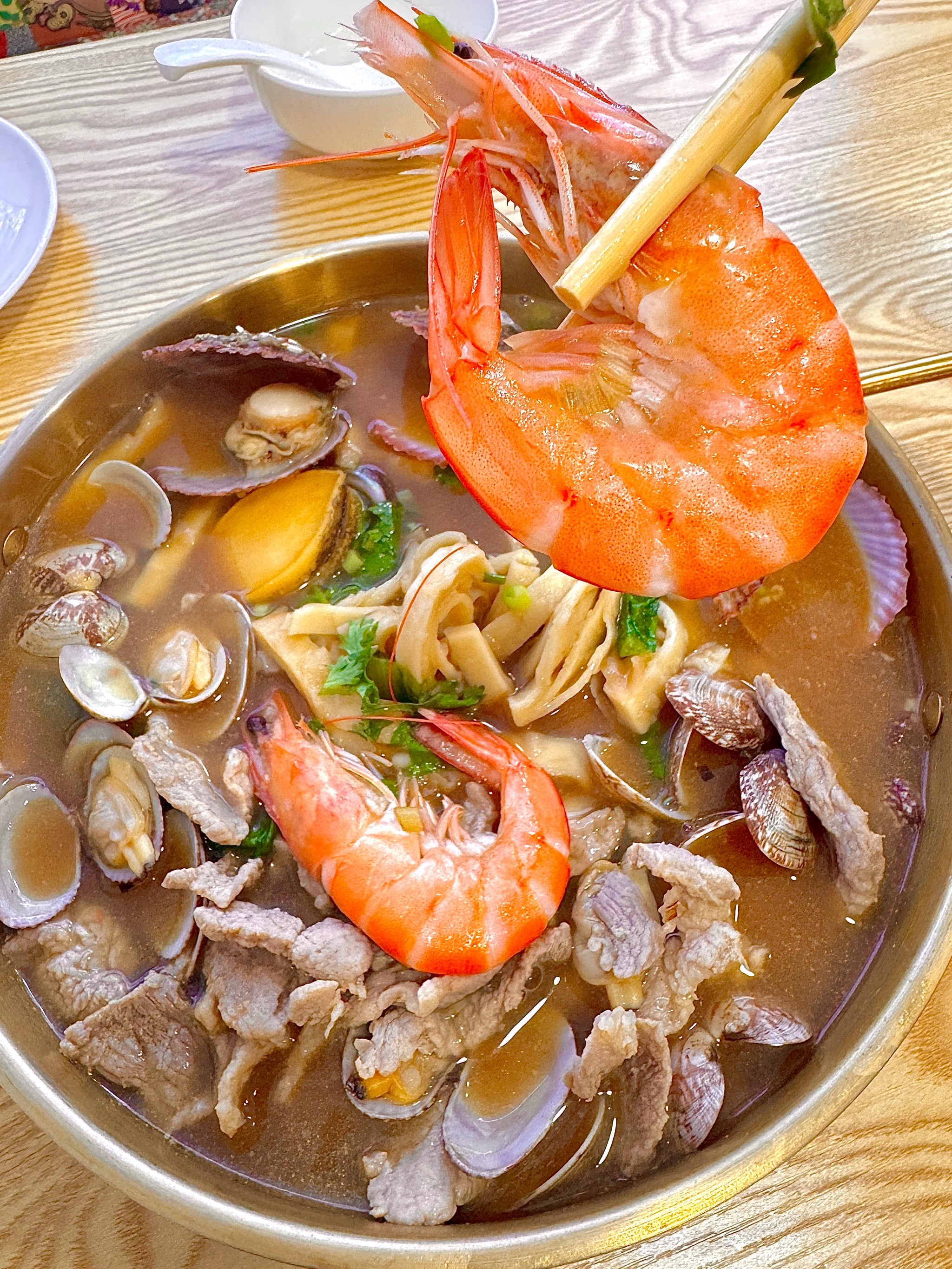 超浓海鲜烩饼🦐不用去大集!家门口也能吃到啦‼️