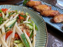 咸蛋黄酱香鸡翅-上楼私房菜(院士路店)