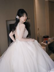 -桃子造型婚纱礼服(凤起广场店)