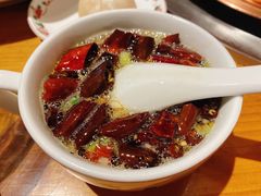 现炸辣椒油-老门框爆肚涮肉(望京店)