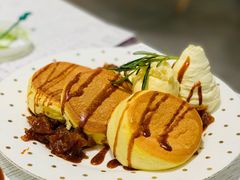 焦糖肉桂苹果舒芙蕾Pancake-娜娜家·Nana's restaurant(国金汇店)
