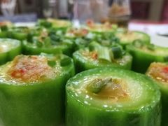 鲜虾瑶柱蒸胜瓜-祈胜邨•顺德鱼生•顺德菜(容桂店)