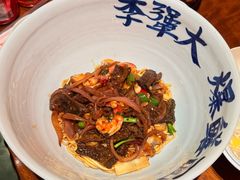 虾爆九段鳝拌川-李犟大爆鳝面·手工蟹黄包(湖滨西湖店)