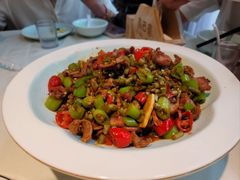 酸豆角炒鸡胗-鑫巴蜀(和平里店)