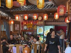 -东来菜馆•手抓海鲜家常菜•海鲜锅贴(鸽子窝店)