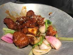 蒜香蜜汁排骨-绿茶餐厅(同成街华联店)