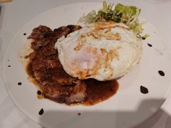 黑椒带骨猪排双蛋饭-柠檬树茶餐厅(海雅缤纷城店)