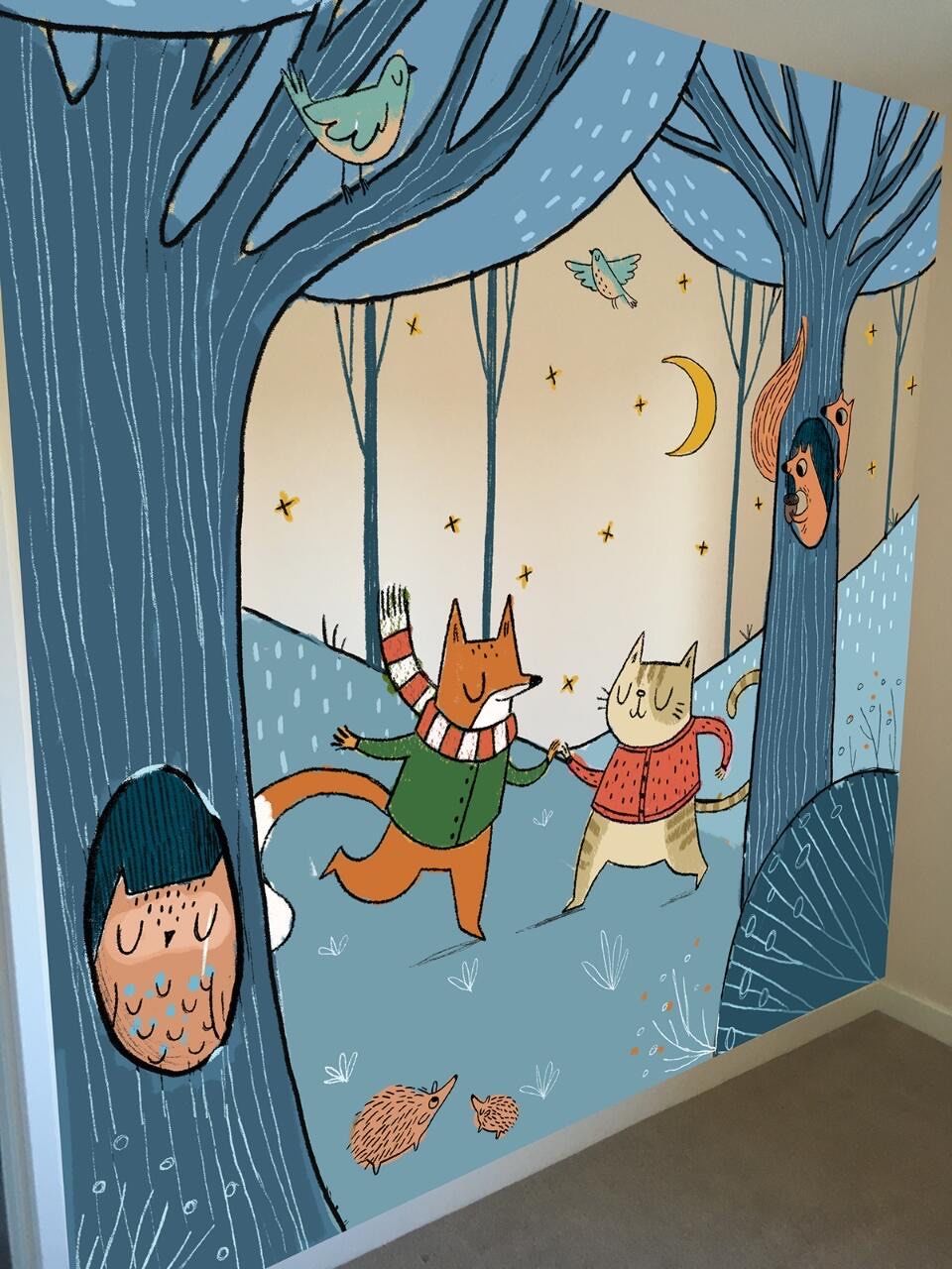 北京墙绘 #壁画手绘#壁画背景墙