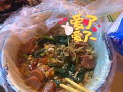 炒冷面-勃利地摊·勃立小串烧烤