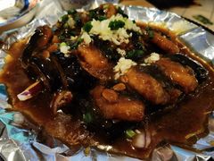 铁板烧汁酿茄子-金豆角砂锅焖面(安贞店)