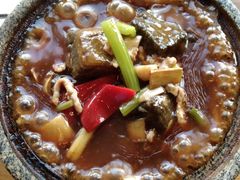 石锅自磨黑豆腐-粤仔湾砂锅粥(广益哥伦布店)
