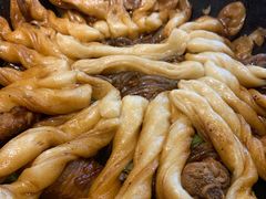 大公鸡粘卷子-华盛园卷子王农家菜水库鱼