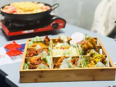 镇店双宝之一网红九宫格炸鸡-chicken plus韩国炸鸡(城阳店)