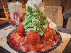 草莓抹茶冰-雪冰(莲洞店)