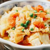 大火爆炒;5.炒至卷心菜踏水