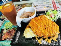 热销黑椒牛扒蛋包饭-阿飛冰室(下沙店)
