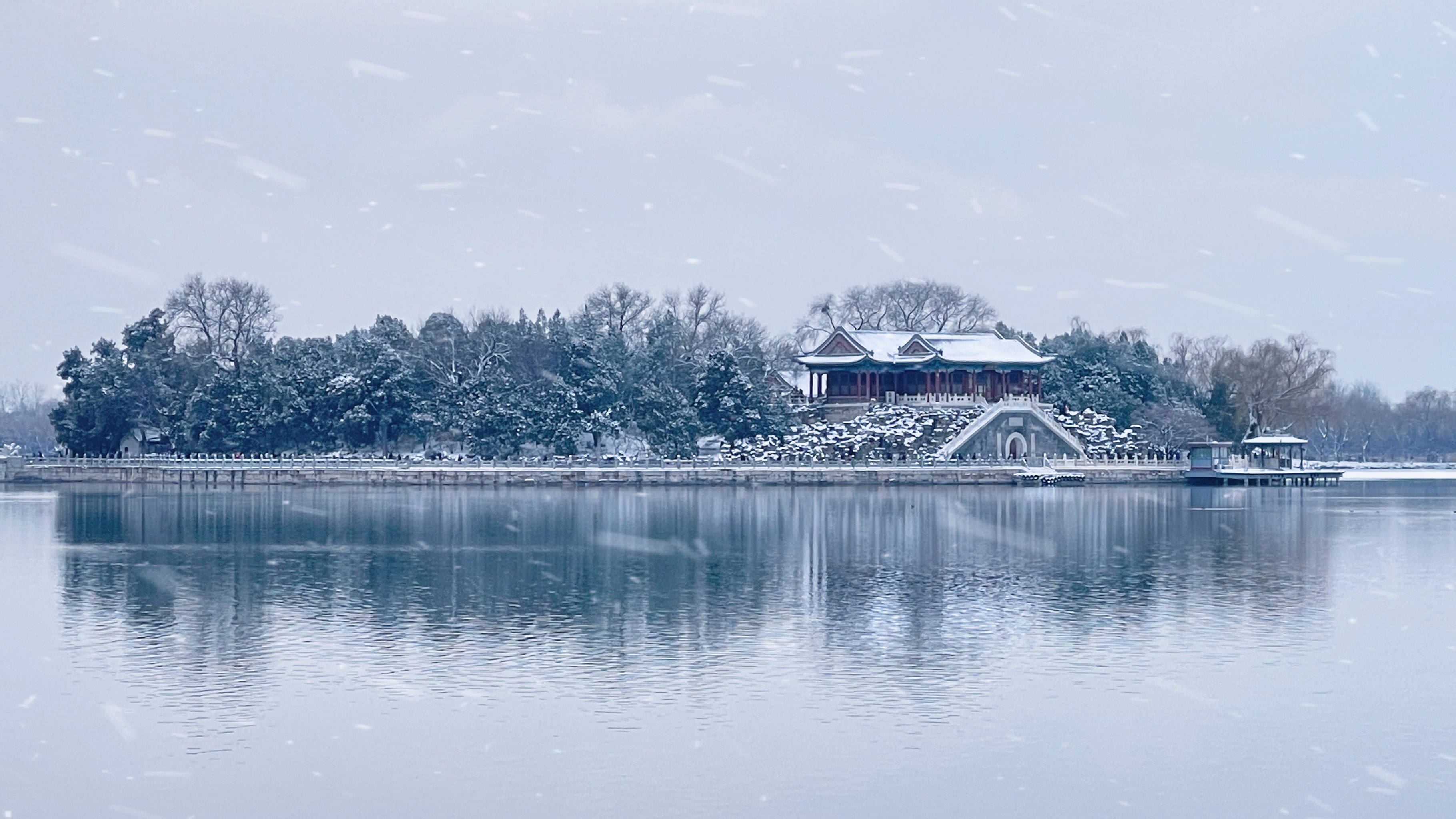 雪后的颐和园图片