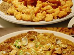 炸灯笼红虾仁-日丰园海肠水饺·老字号大连海鲜(和平广场店)