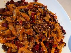辣子麻花炒虾-大鸭梨烤鸭(石佛营店)