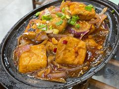 铁板毛豆腐-徽州美食(三十年老店)