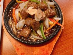 铁板牛肉粒-熹炭精致日料(金融街购物中心店)