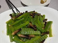 鸡枞菌炒莴苣-郑庄脂渣海鲜楼(九水路店)