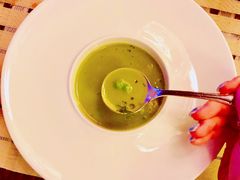 芦笋奶油汤-上海和平饭店华懋阁 Cathay Room