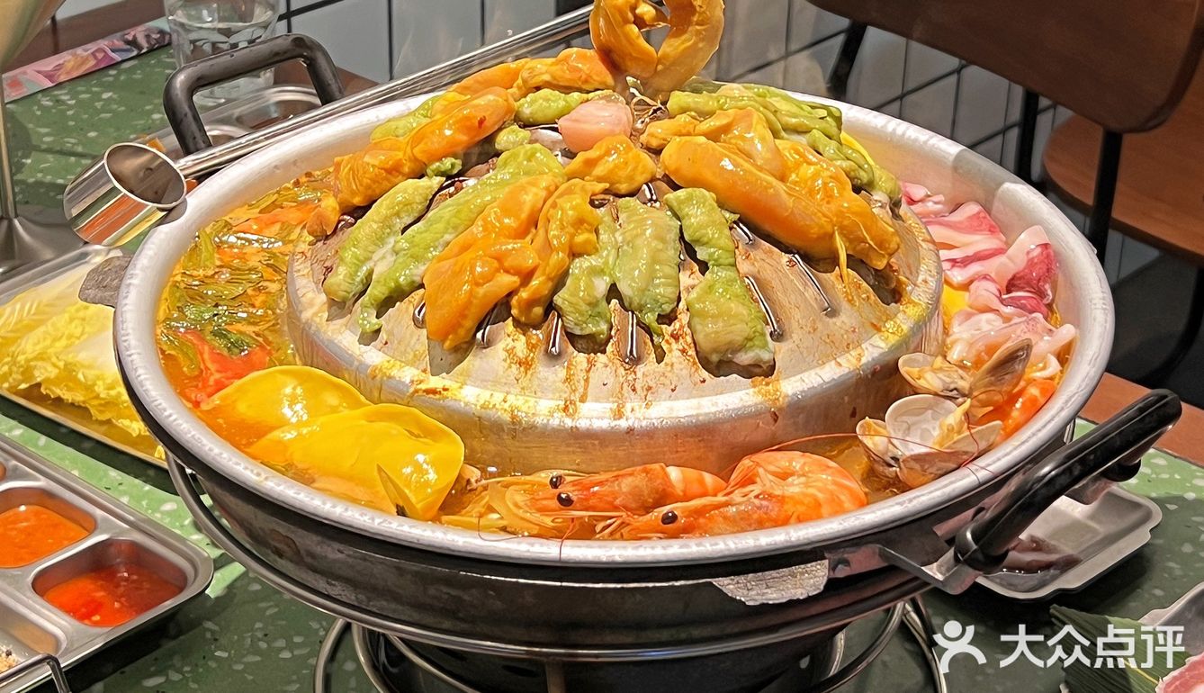 啊啊啊🔥在广州！吃到泰式Mookata火锅烤肉！