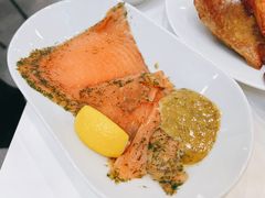 热熏三文鱼配刀豆色拉-宜家·瑞典风味餐厅(北京西红门店)