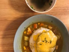 芝士牛肉汉堡咖喱饭-红小满休闲餐厅(十全街店)