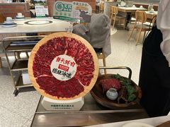 牛魔王拼盘当天鲜肉-左庭右院鲜牛肉火锅(京西大悦城店)