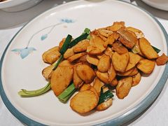 咸肉炒茨菇-苏淮景·苏闽融创菜·海鲜(原空港井河轩店)