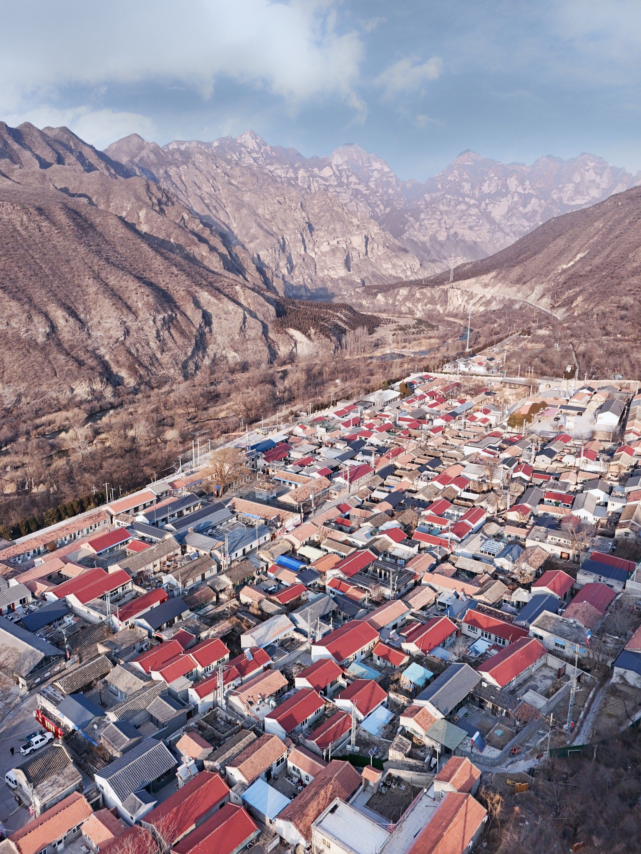 京郊1.5h🏔️探寻冰雪下隐秘村庄🚂古长城