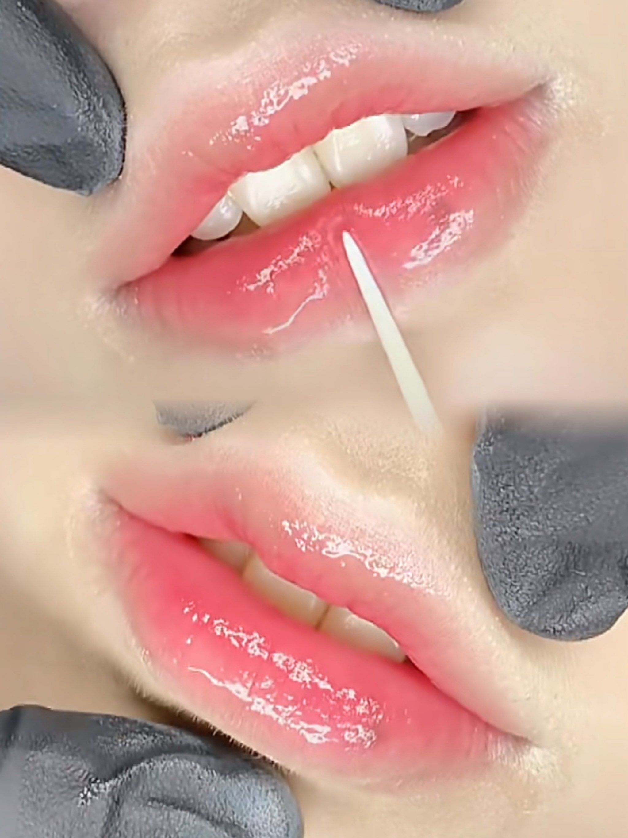 粉粉嫩嫩果冻唇