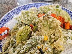 面拖桑树叶-天台徐家小吃