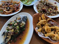 丝瓜炒蛏子-洲晓鲜·舟山海鲜大排档(朱家尖风景区店)