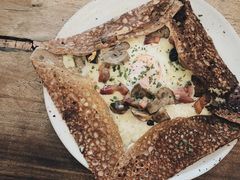 鸡蛋蘑菇熏肉荞麦可丽饼-RAC BAR(安福路店)