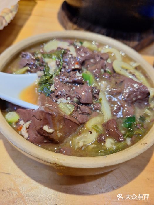 东江厨岸（惠州味道）(江畔花园店)酸菜猪红图片