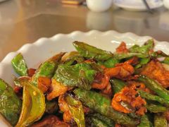 虎皮辣椒炒肉-阳光山水江湖菜馆(西山龙门店)
