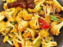 干锅有机菜花-巴依老爷新疆美食(清华东门店)