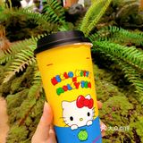 Hello Kitty联名纸杯+奶香瓜茶！