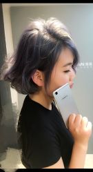 短发•冷色-苑苑发型设计