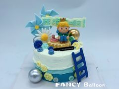 -卡比儿童蛋糕·心意定制·低脂零卡糖动物奶油FancyBALLOON(滨海店)
