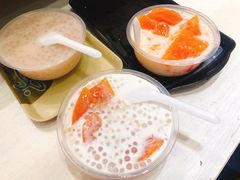 椰汁加木瓜加西米-百花传统甜品店(原址店)