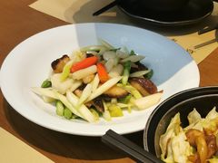 羊肚菌酿虾滑炒藕尖-榕意·川味之美(深业上城店)